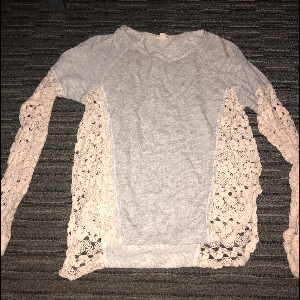 lace long sleeve shirt
